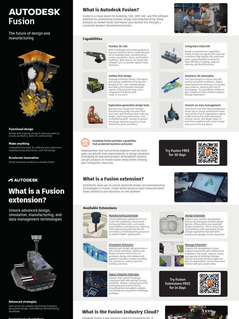 Fusion 2page Brochure Digital | PDF | Computer Aided Design | Simulation