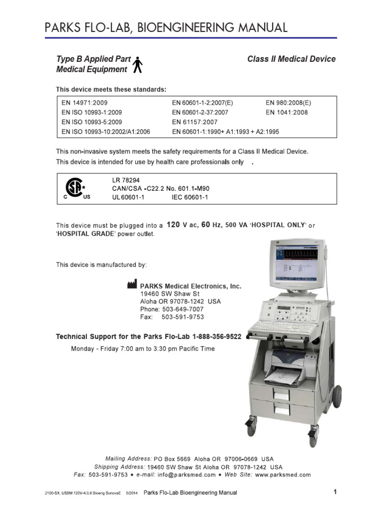 Parks Flo-Lab Bioengineering Manual | PDF | Power Supply | Alternating ...
