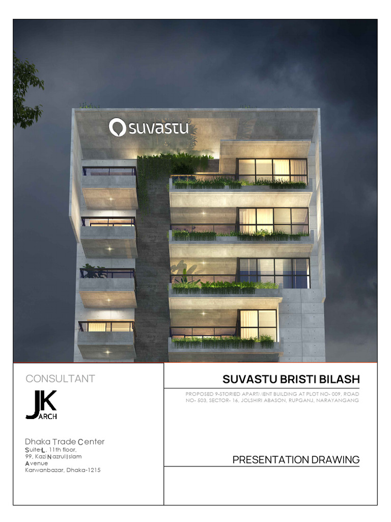 9-Story Apartment Building Plans | PDF