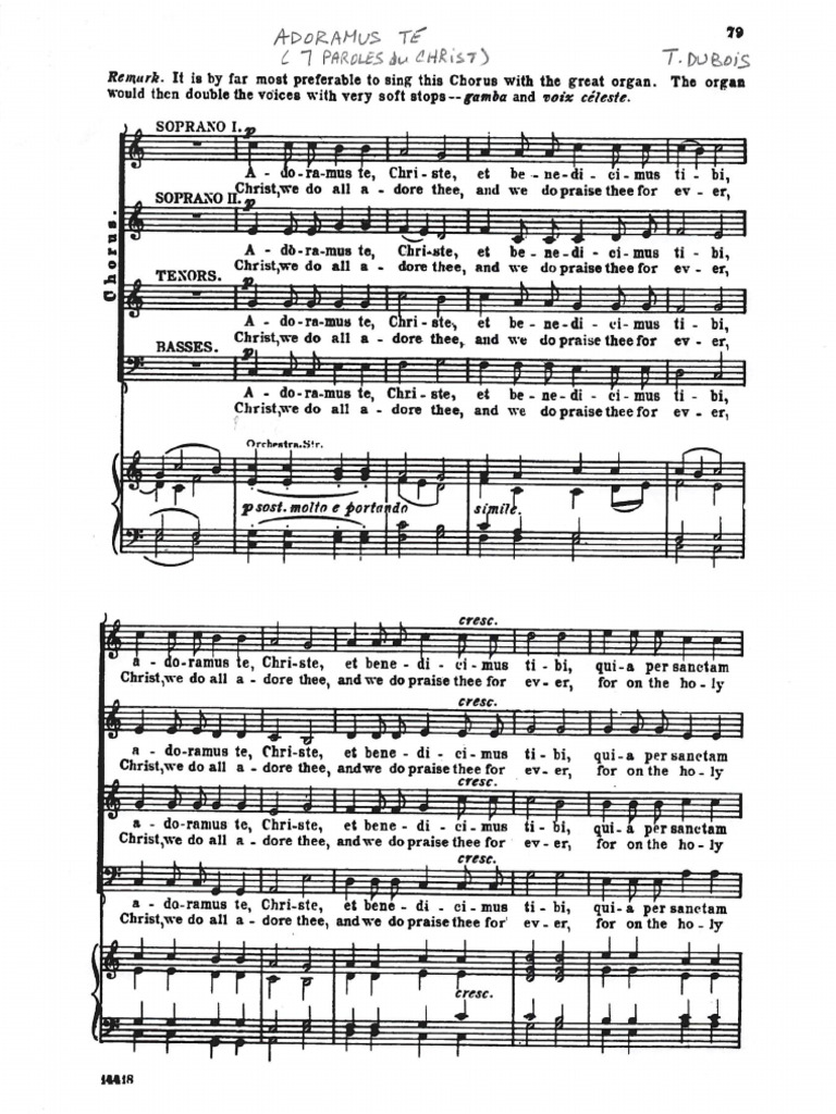 Adoramus Te | PDF