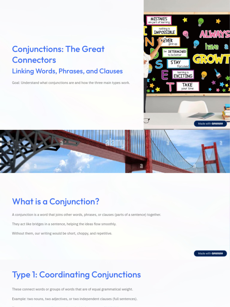 Understanding Conjunctions in Grammar | PDF | Semantics | Language ...