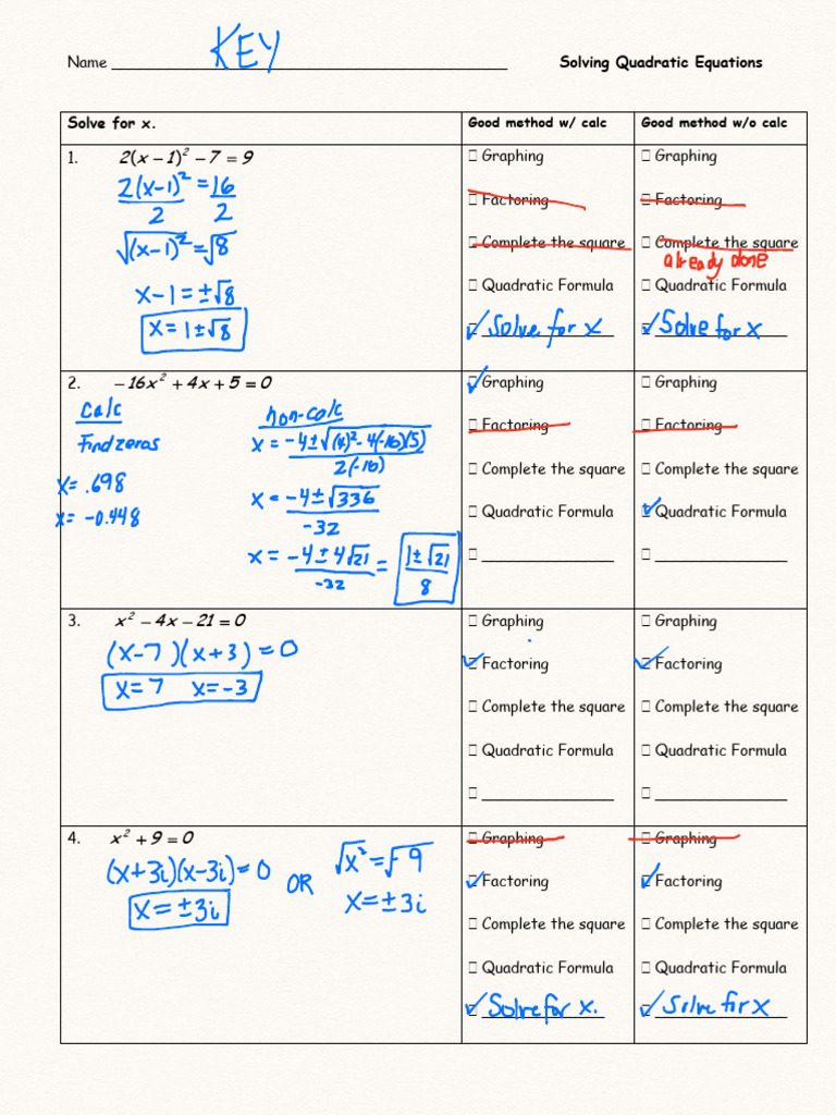 Quadratic Equations: Graphing & Factoring | PDF | Quadratic Equation ...