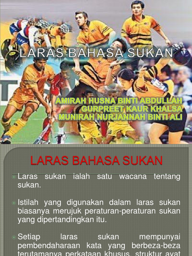 BM [Laras Bahasa Sukan]