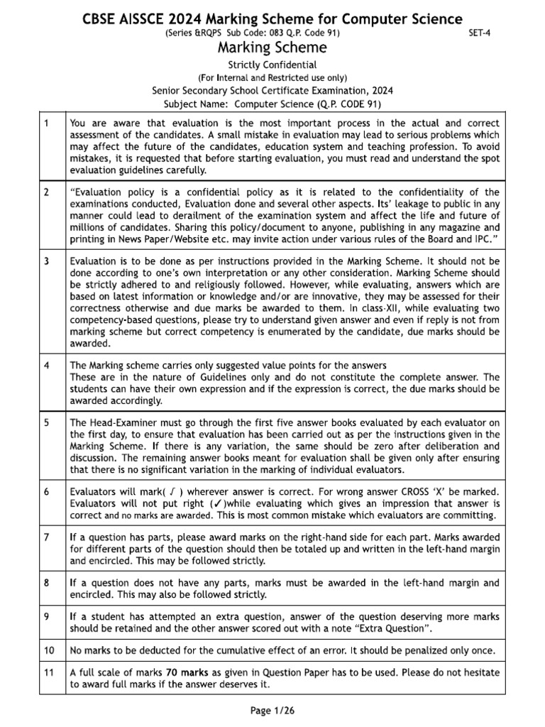 Computer Science Ms 2023 24 | PDF