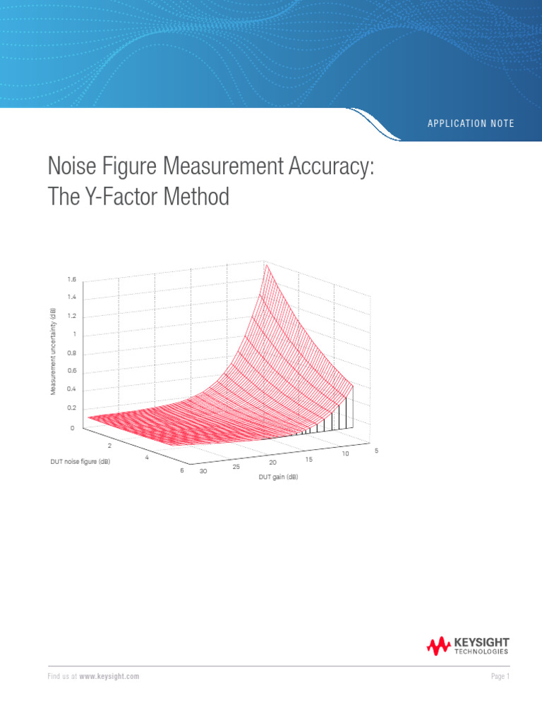 Y-Factor Method for Noise Figure Accuracy | PDF | Electromagnetic ...
