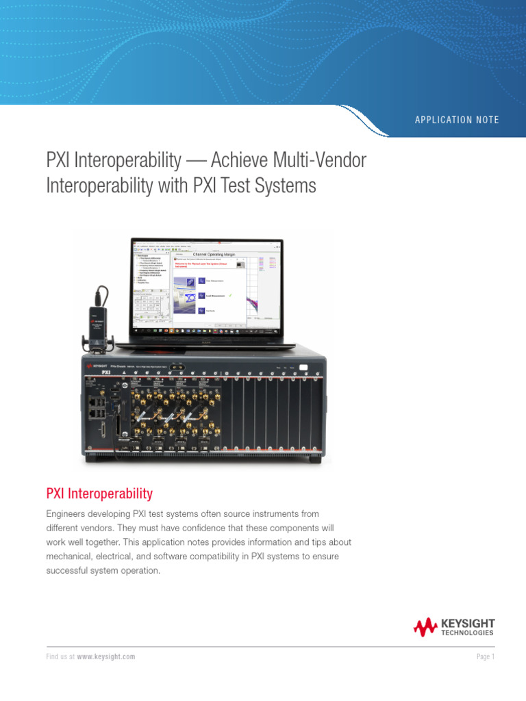 PXI Test Systems: Multi-Vendor Guide | PDF | Computer Science | Computing