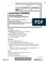 Edexcel Busn Jan 2011 Question Paper