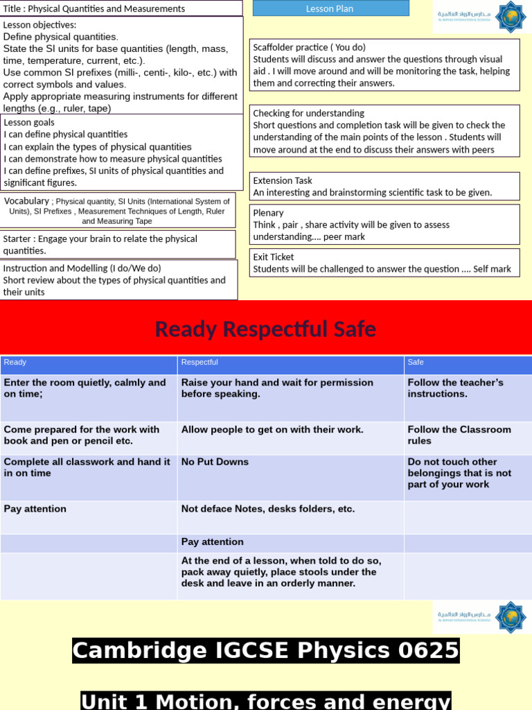 Physical Quantities and SI Measurement Guide | PDF | International ...