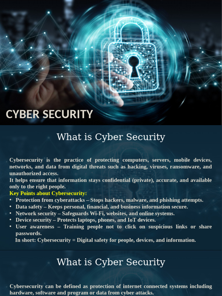 Understanding Cybersecurity Basics | PDF | Computer Virus | Security