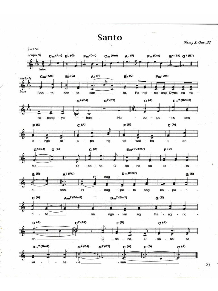 Santo Nemy Que | PDF