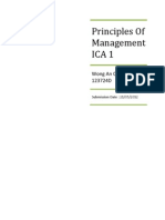 Princples of Manangement ICA1