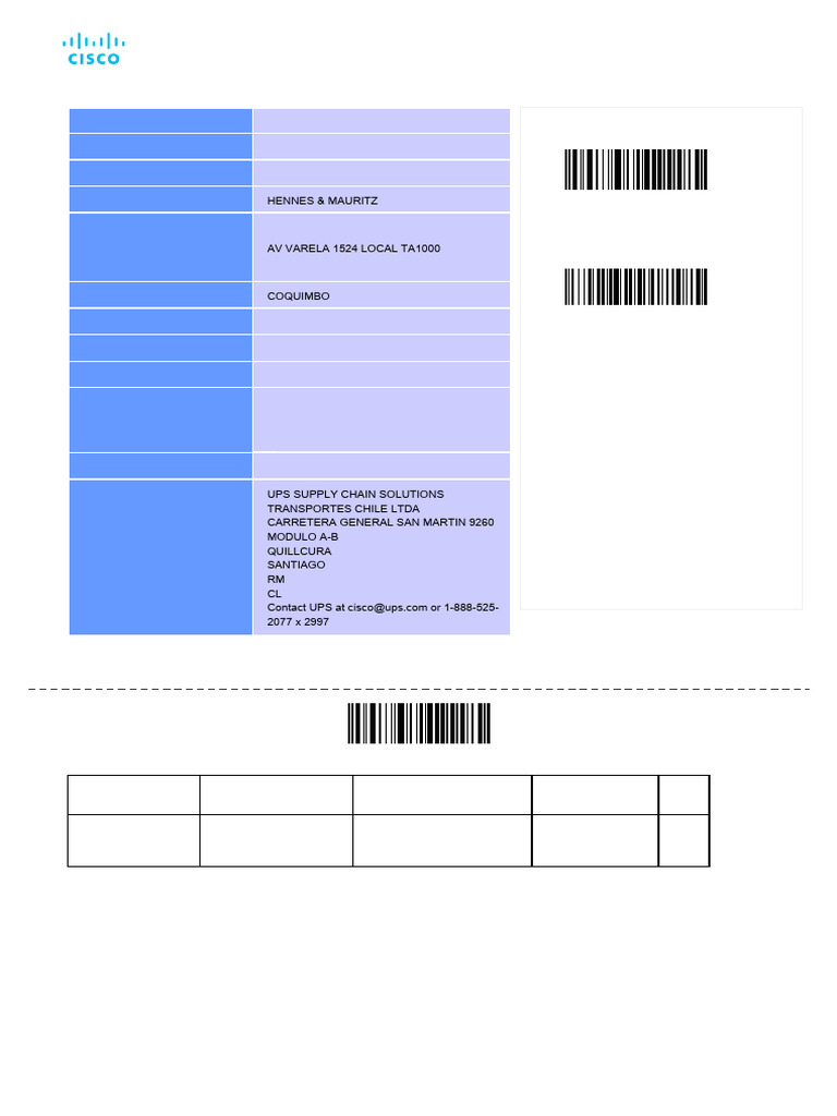 POWR Shipment Label for Cisco IP Phone | PDF