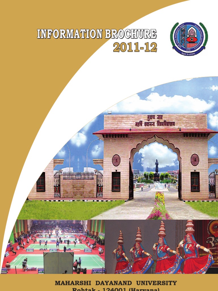 MDU New-Information Brochure | PDF | Bachelor Of Science | Bachelor's Degree