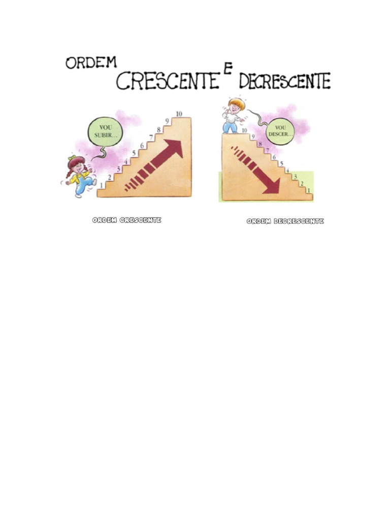 Ordem Crescente e Decrescente | PDF