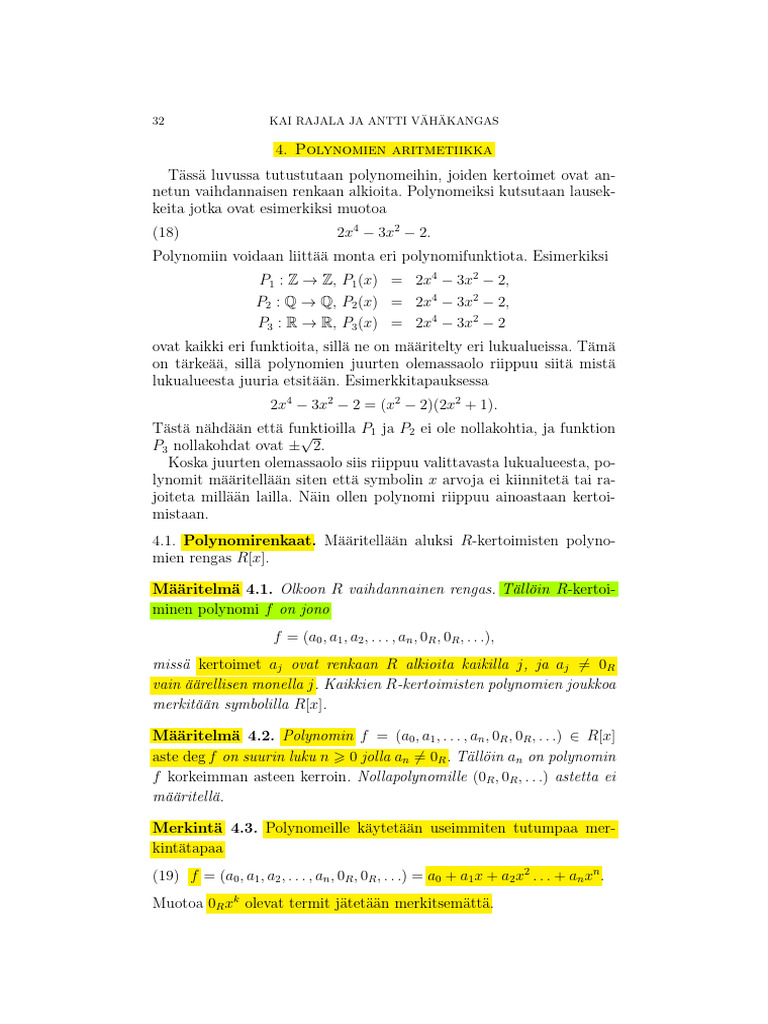 Alg Moniste23 Viikko4 | PDF