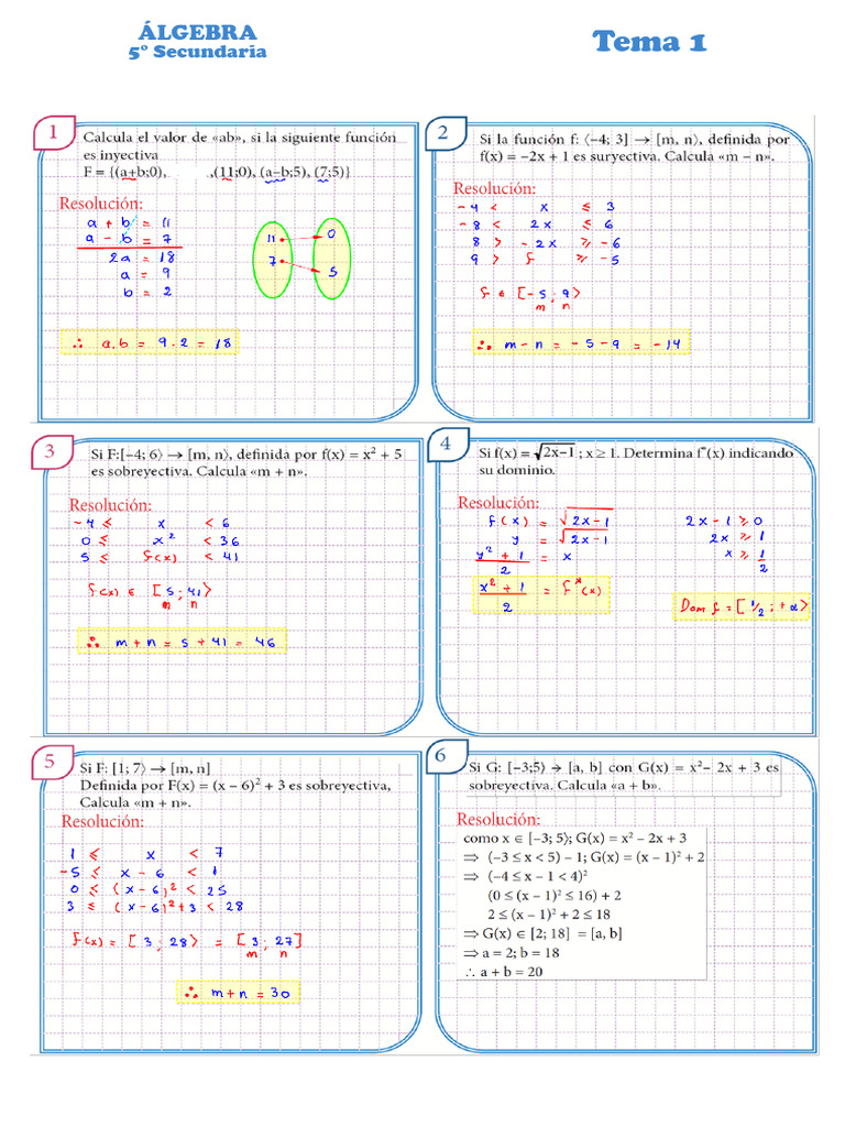 5to Sec - 4° Bim - ALGEBRA | PDF
