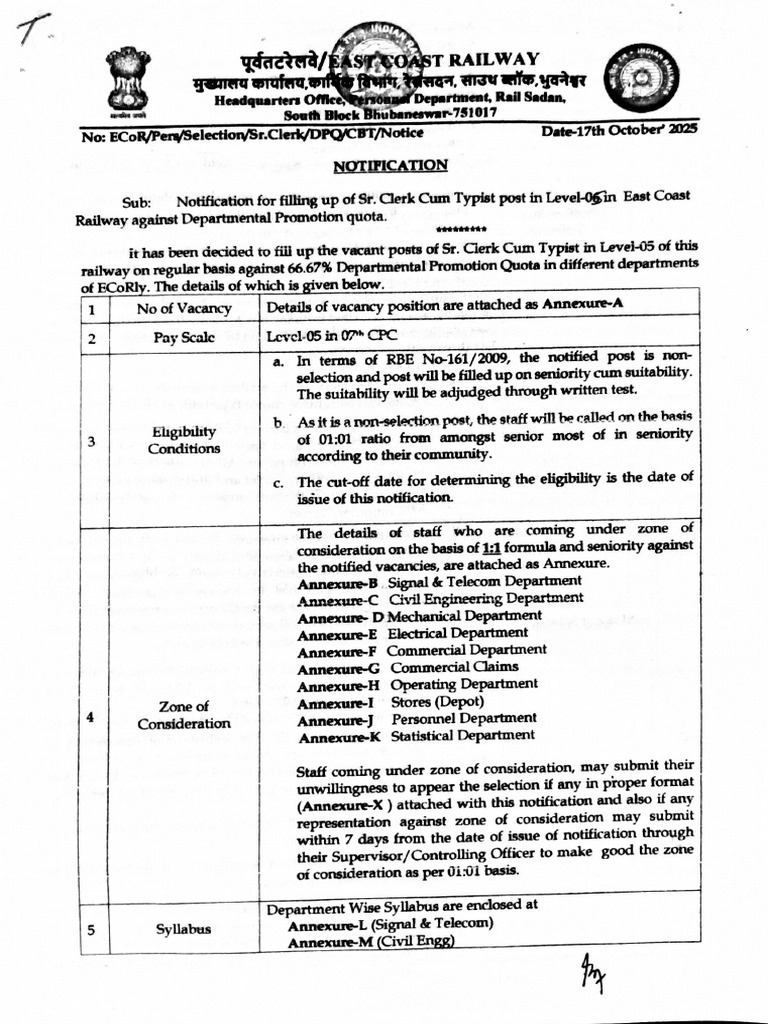 Notification of SR - Clerk 66-67% 21-Oct-2025 12-06-34 | PDF