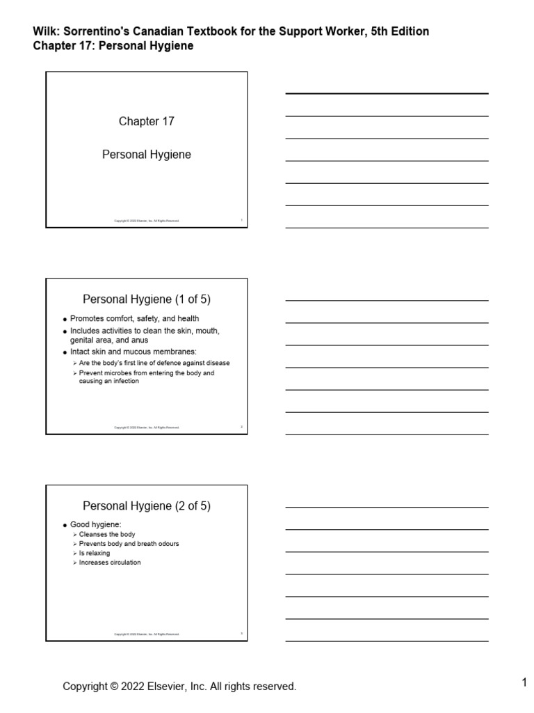 Personal Hygiene Practices for Caregivers | PDF | Oral Hygiene ...
