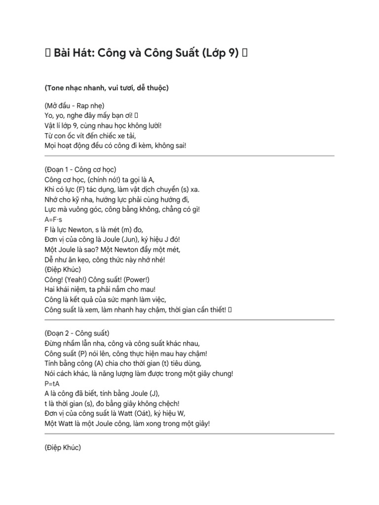 L I Bài Hát | PDF