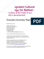 An Integrated Cultural Strategy For Belfast - : Culture at The Heart of Our City's Development