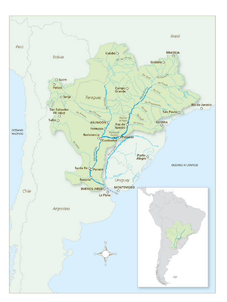 Mapa Rio Paraná | PDF