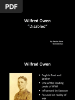 Wilfred Owen's Dsiabled