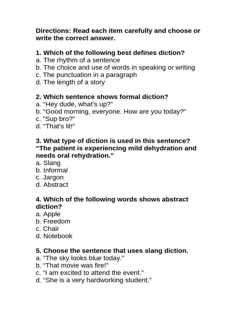 Directions | PDF