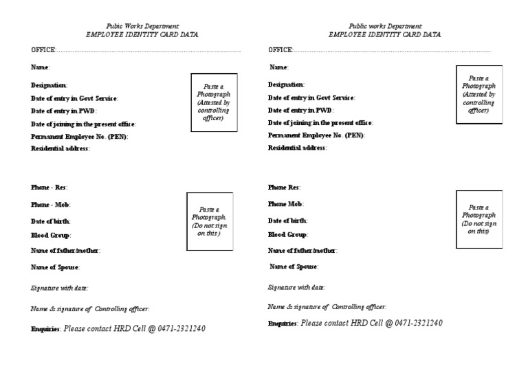 ID Card | PDF