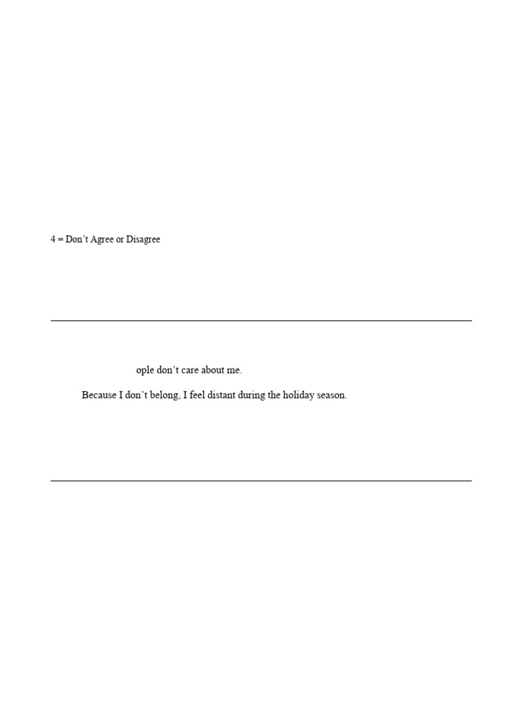 General Belongingness Scale (GBS) Guide | PDF