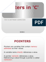 Pointers in 'C'