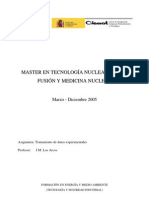 MASTER DE ENERGIA NUCLEAR - TRATAMIENTO DE DATOS