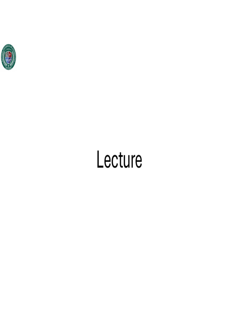 Lecture 4 | PDF