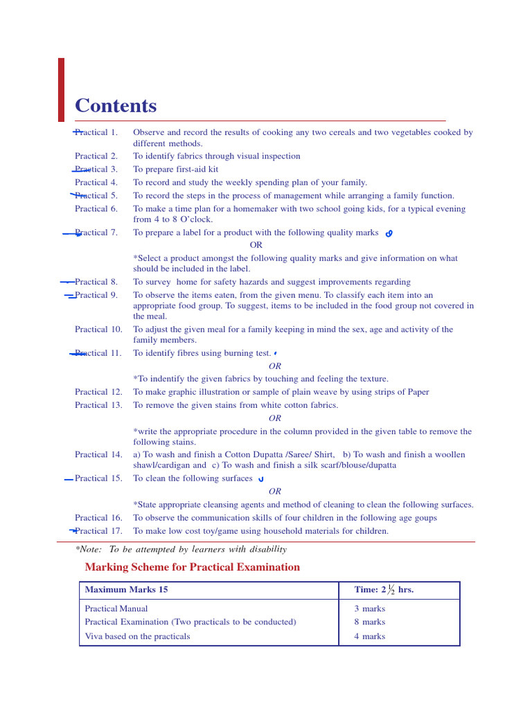 Home Science Practical Manual Prepage-pages-Deleted | PDF | Knitting ...