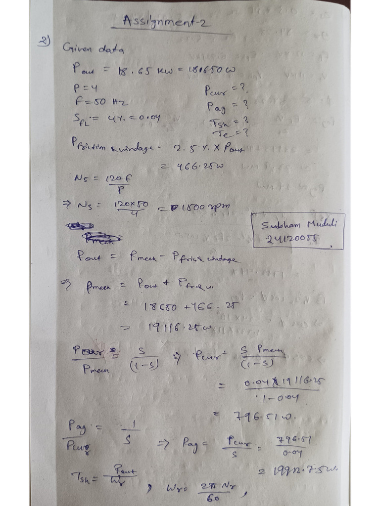 EM Assignment 2 | PDF