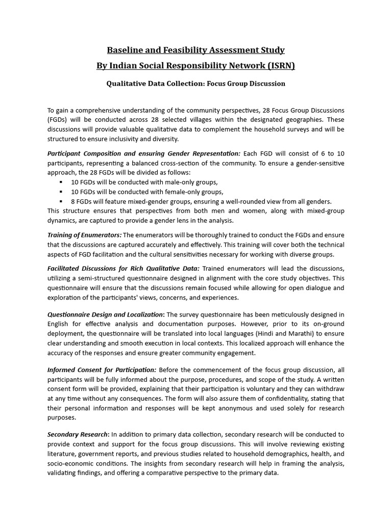 FGD Instructions | PDF