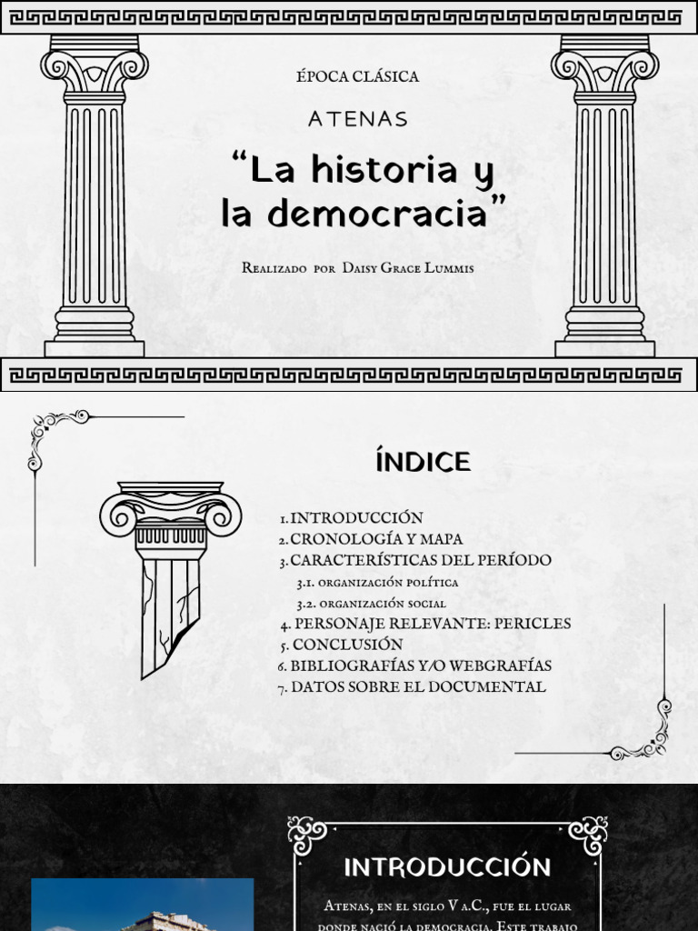 La Democracia en Atenas y Pericles | PDF | Tirano | Atenas clásica