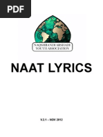Download Naat Lyrics - NEW UPDATE June 2013 by The Prophetic Seal SN94117312 doc pdf