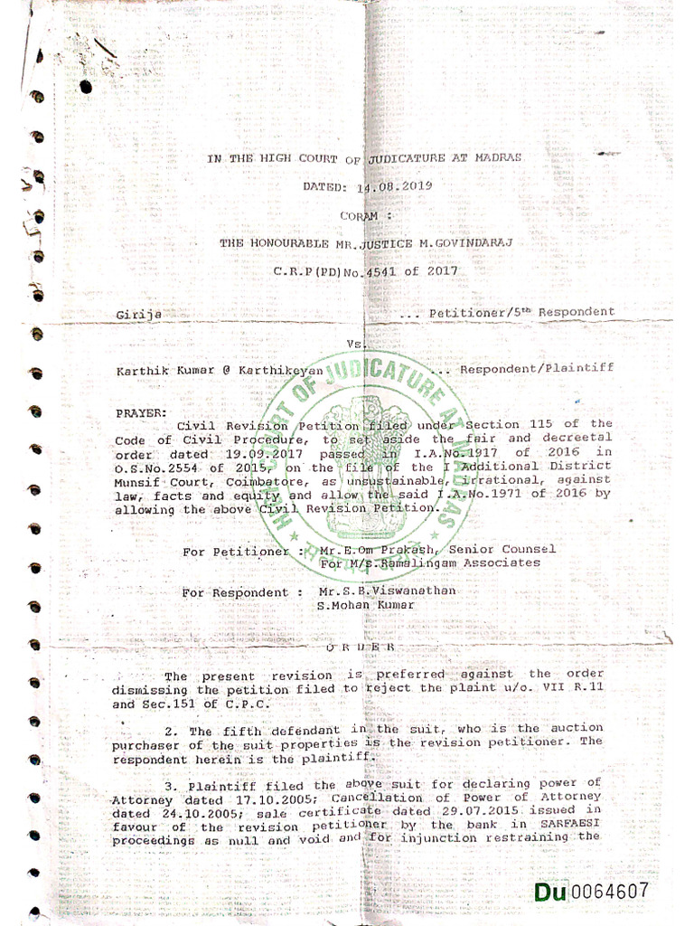 High Court 14-08-2019 | PDF