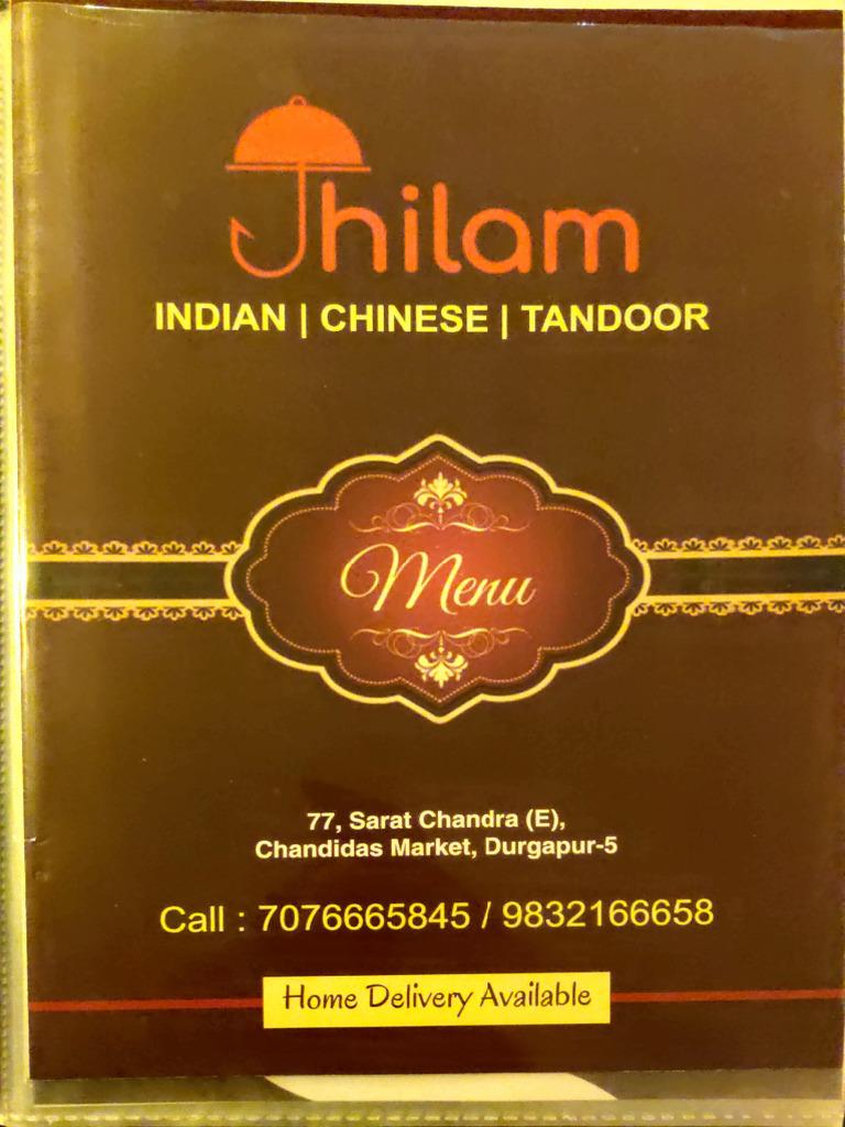 Jhilam Restaurant Menu Overview | PDF | Indian Cuisine | Cuisine