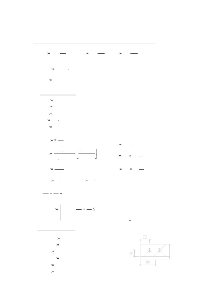 Mathcad - 01-Rafter To Column Conection Design For Generator Building ...