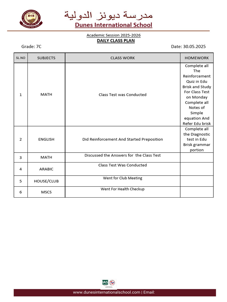 7C DCP Friday 20.06.2025 | PDF
