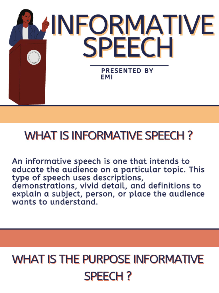 Informative Speech | PDF | Knowledge | Information