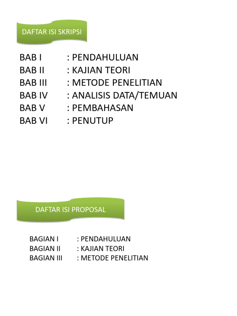 Panduan Penulisan Skripsi dan Proposal | PDF