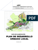 PDUL Guia de Elaboracion Plan de Desarrollo Urbano Local MOPVI