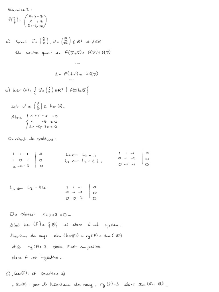 Correction Ex 2 Et 3 Du TD 4 | PDF