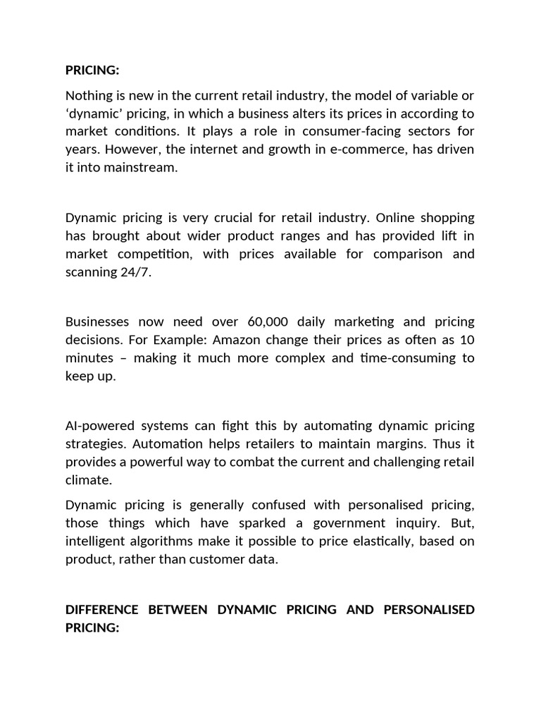 Pricing, Sourcing and Information | PDF | Pricing | Analytics