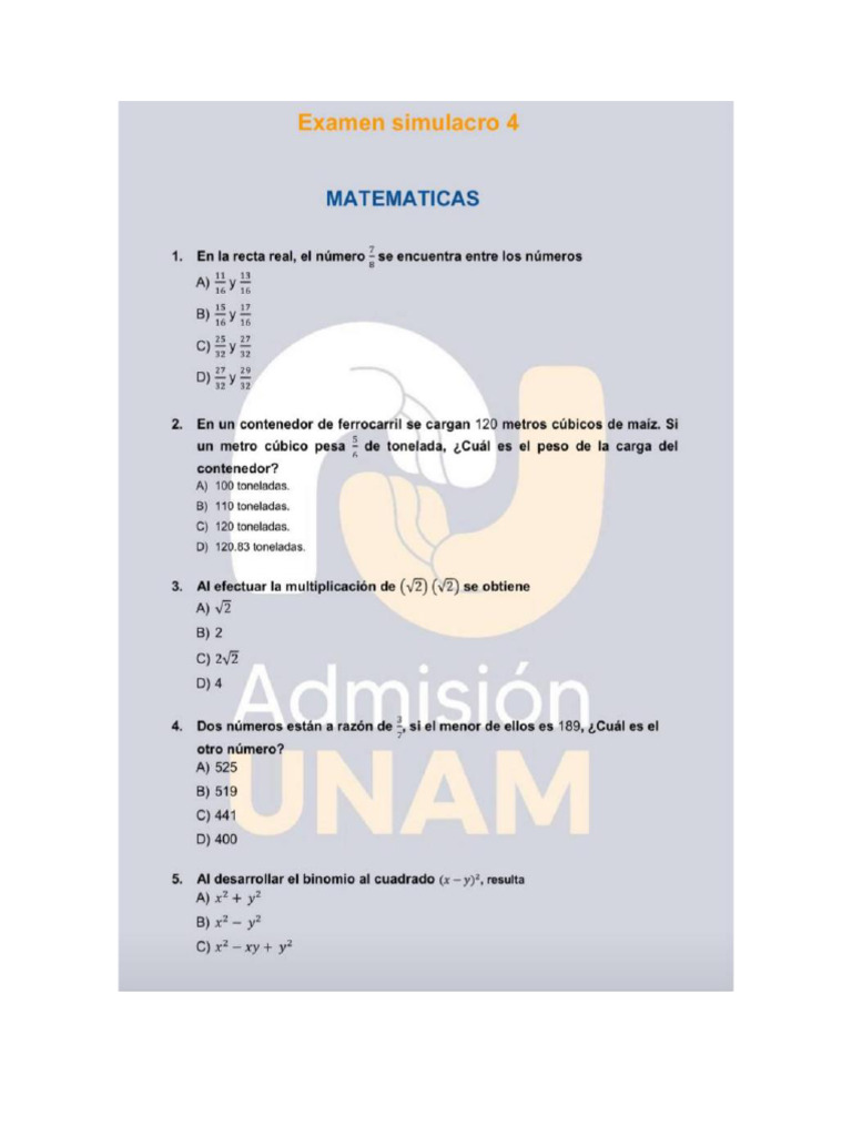 Simulacro 4 | PDF