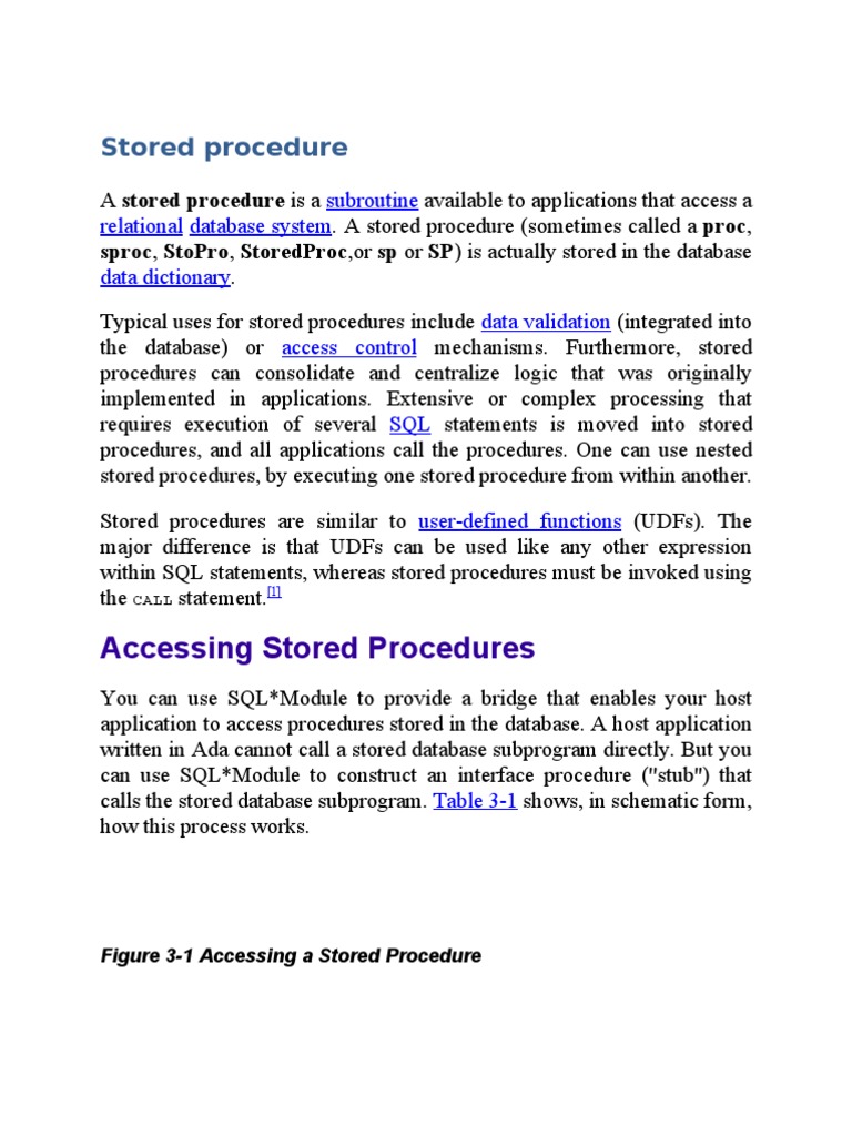 Understanding Stored Procedures in SQL | PDF