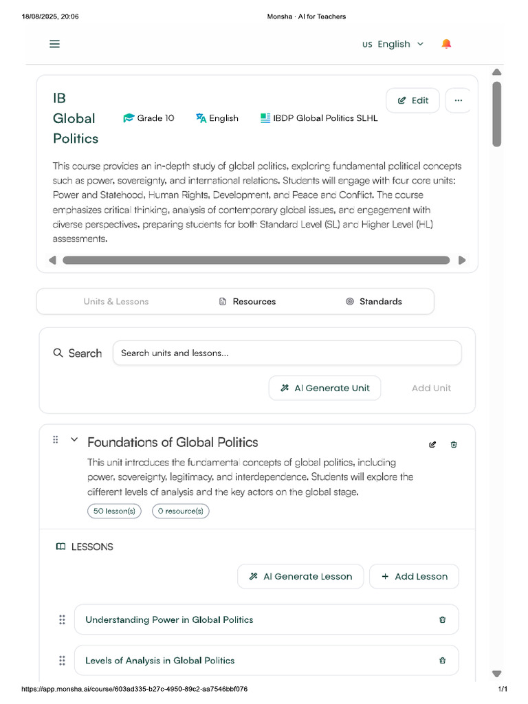Unit 1 Global Politics - 1 | PDF