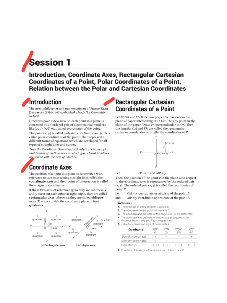 Coordinate Geometry | PDF